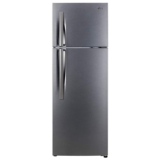 LG 360 L Frost Free 2 Star Inverter Double-Door Refrigerator GL-T402RPZU, Shiny Steel