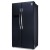 Panasonic 584 Litres Frost Free Side-by-Side Refrigerator, NR-BS60MHX1,Dark Grey Steel 