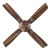 Usha Aldora 1320mm 4 Blade Premium Ceiling Fan, Antique Copper