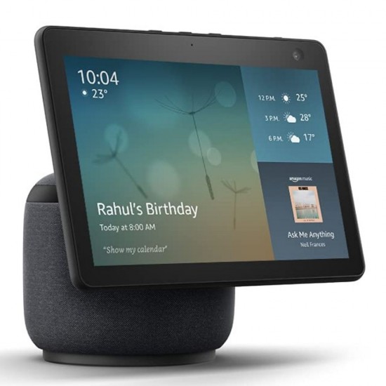 Amazon All new Echo Show 10 (10.1 inch) HD smart display with motion, premium sound and Alexa 2021 release, Black
