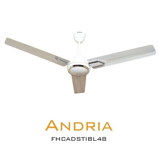 Havells Andria 1200mm 3 Blade Ceiling Fan, Pearl White