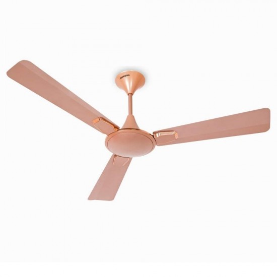 Crompton Aura 2.0 Anti Dust 1200 mm (48 inch) 3 Blade Ceiling Fan with Duratech Technology, Rose Gold