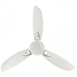 Usha Bloom Primrose 1250 mm 3 Blade Ceiling Fan, Sparkle White