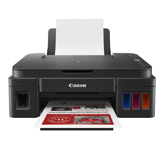 Canon Pixma G3010 WiFi Multi-function Color Ink Tank Printer,Black
