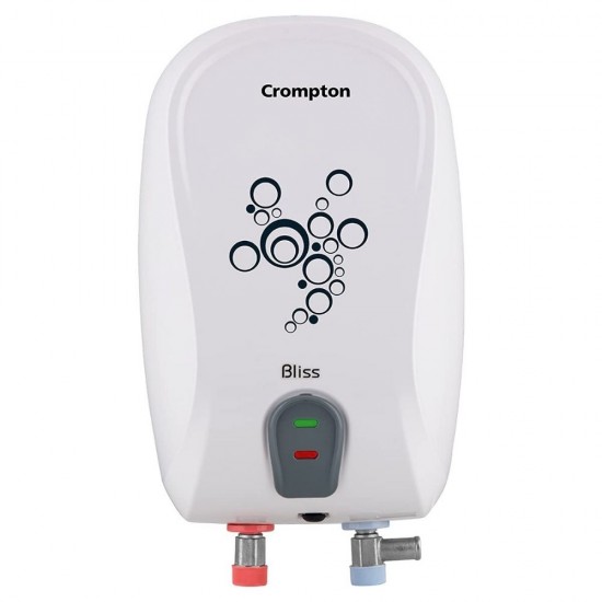 Crompton Bliss 3 L Advanced 4 Level Safety Instant Water Geyser, White