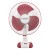Crompton High Speed 400mm Speed (Rpm 2100) 3 Blade Table Fan, Red White