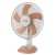Crompton SilentPro Pentaflo 400 mm 5 Blades Table Fan, Pastel-orange