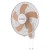 Crompton SilentPro Pentaflo 400mm Speed (Rpm 1350) 5 Blade Wall Fan, Pastel Orange