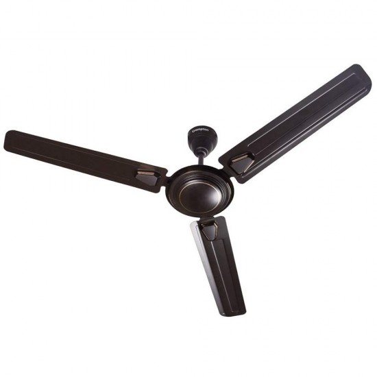Crompton Super briz deco 1200 mm (48 Inch) 3 Blade High Speed Ceiling Fan, Smoked Brown 