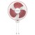 Crompton Whirlwind Gale 400mm 3 Blade High Speed Wall Mount Fan, White Red