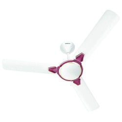 Havells Equs 1200mm 3 Blade Ceiling Fan, White Maroon