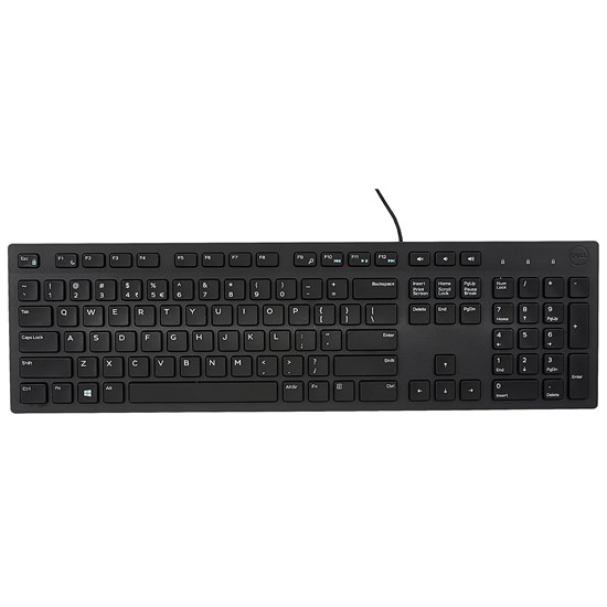 Dell KB216 Wired Multimedia USB Keyboard, Black