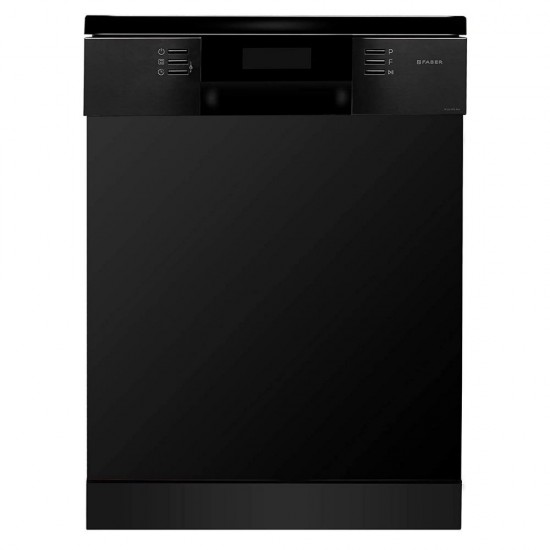 Faber FFSD 8PR 14S-BK 14 Place Freestanding Settings Dishwasher, Black