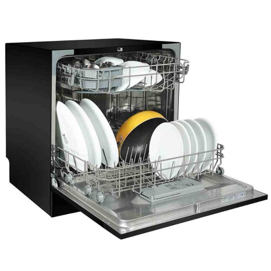 Faber FFSD 6PR 8S ACE Table Top 8 Place Settings Dishwasher, Black
