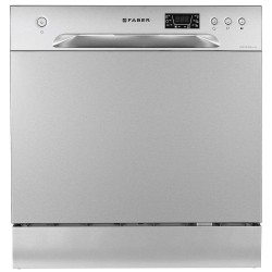 Faber FFSD 6PR 8S ACE Table Top 8 Place Free Standing Setting Dishwasher, Inox Steel