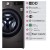 LG 10.5 kg Fully Automatic Inverter Wi-Fi Front Load Washing Machine Heater Turbo FHD1057STB, VCM Black 