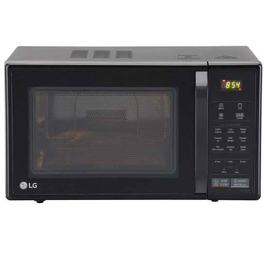 LG 21 L Convection Microwave Oven MC2146BG, Glossy Black
