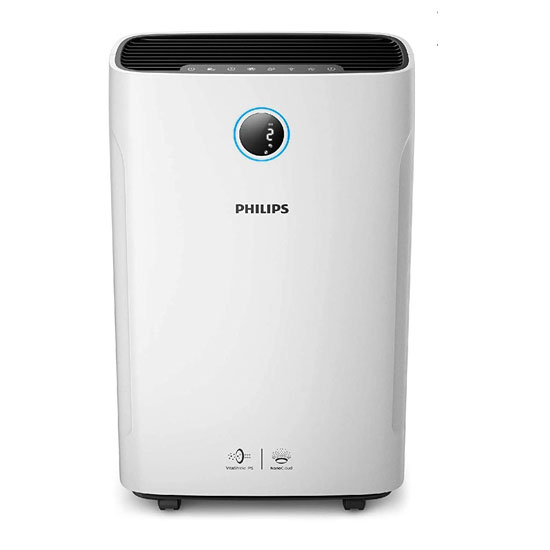 Philips AC3821/20 Portable Room Air Purifier Humidifier-White