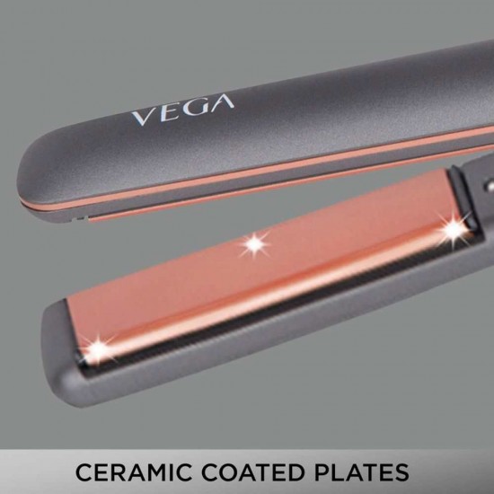 VEGA Glam VHSH-24 Shine Hair Straightener, Grey