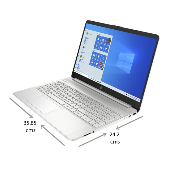 HP 15s-eq0024au Ryzen 5 Quad Core 3500U-(8 GB/512 GB SSD/Windows 10 Home) , Natural Silver