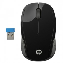 HP 200 Wireless Optical Mouse 2.4GHz, Black