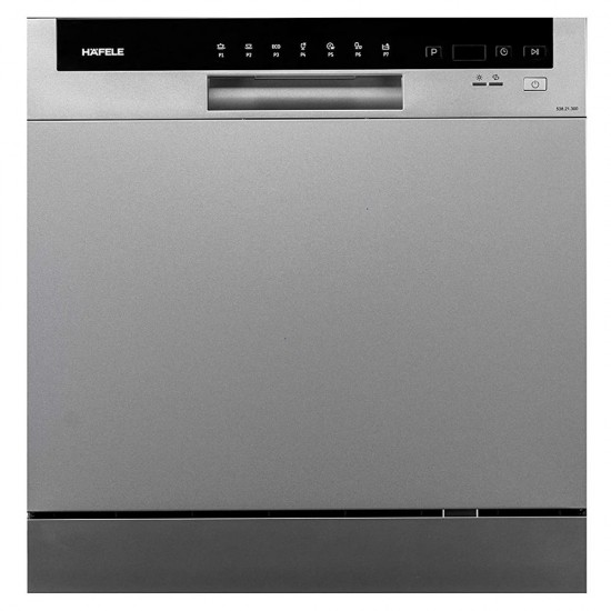 Hafele 8 Place Fully-Automatic Counter top Dishwasher Aqua Mini, Silver