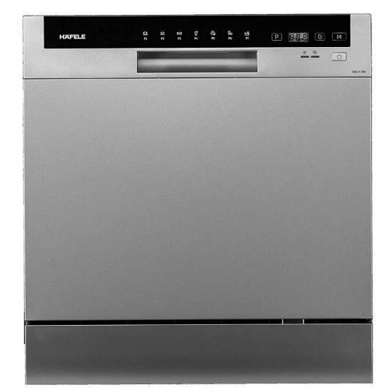 Hafele 8 Place Fully-Automatic Counter top Dishwasher Aqua Mini, Silver