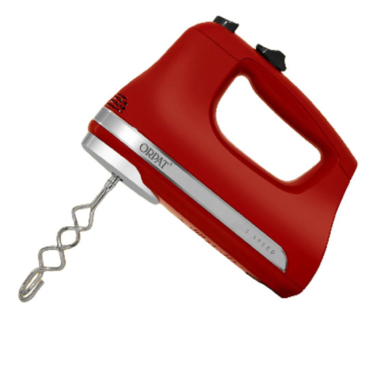 Orpat OHM 217 200-W Hand Mixer, Red