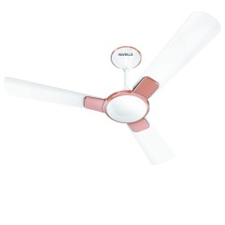 Havells Enticer 1200mm (Rpm 350) 3 Blade Ceiling Fan, Pearl White, Rose Gold
