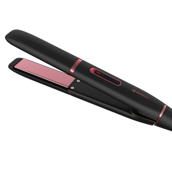 Havells HS4109 Ceramic Plates Fast Heat Up Hair Straightener, Black
