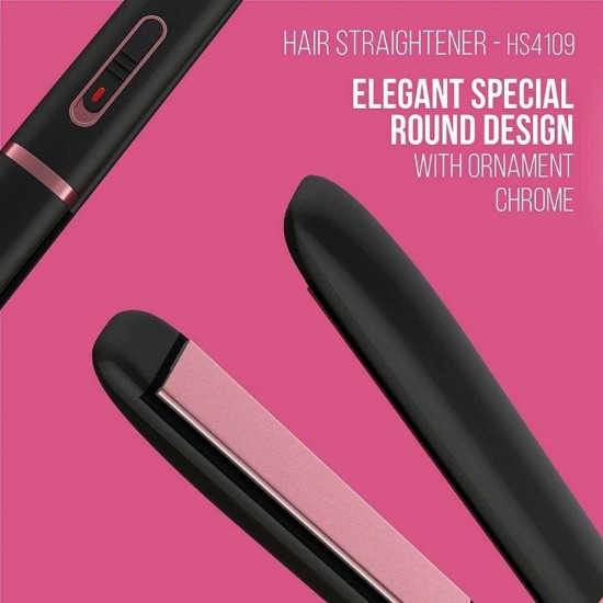 Havells HS4109 Ceramic Plates Fast Heat Up Hair Straightener, Black