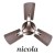 Havells Nicola 600mm 3 Blade Ceiling Fan, Bronze Copper