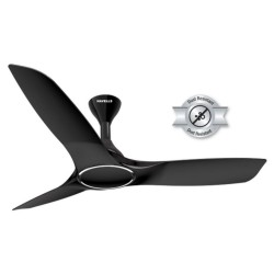Havells Stealth Air 1250mm (Rpm 280) 3 Blade Ceiling Fan, Metallic Black