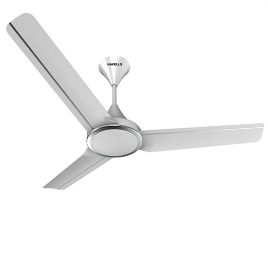 Havells Trinity 1200mm 3 Blade Ceiling Fan, Pearl White Chrome