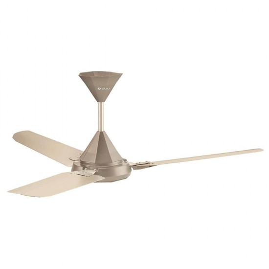 Bajaj Junet AVAB 1200 mm 3 Blade Full Aluminum Body Ceiling Fan with Anti-Bacterial Coating, Black Currant and Rose Copper