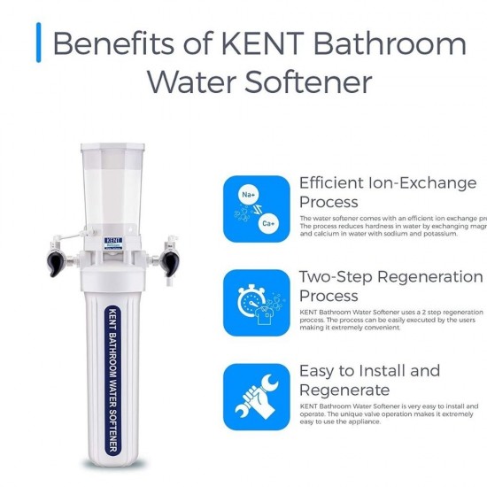 Kent Bathroom Water Softener 5.5 L RO Water Purifier, White