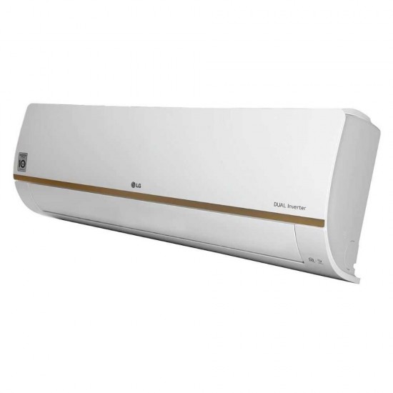LG 1.5 Ton 5 Star Split Dual Inverter Air Conditioner MS-Q18GWZD Copper Condenser with Voice Control Touch, White