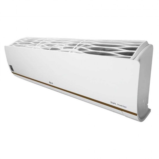 LG 1.5 Ton 5 Star Split Dual Inverter Air Conditioner MS-Q18GWZD Copper Condenser with Voice Control Touch, White
