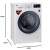 LG 6 kg Inverter Fully-Automatic Front Loading Washing Machine Inbuilt Heater FHT1006SNW-White