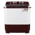LG 10 Kg 5 Star Semi-Automatic Top Load Washing Machine (P1040SRAZ)-Maroon-White