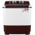 LG 11 kg 5 Star P1145SRAZ Semi Automatic Top Load Washing Machine, Burgundy White