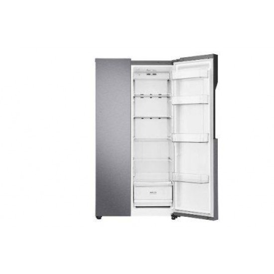 LG 679 L Frost Free Side by Side Refrigerator GC-B247KQDV, Dark Graphite Steel