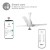 LG FC48GSPA1 New Premium Ceiling Fan with Blade Dual Wing 1200mm, Silver