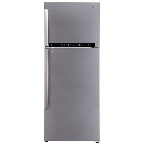 LG 471L 3 Star Inverter Forest Free Wi-Fi Hygiene Fresh+ Double Door ConvertiblePLUS Refrigerator GL-T502FPZ3, Shiny Steel