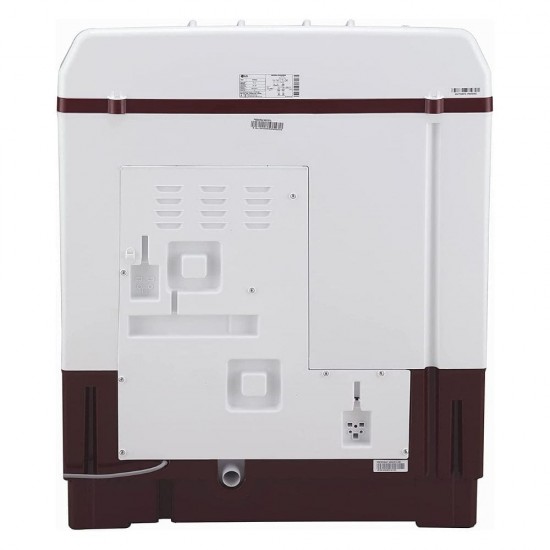 LG 7 Kg 5 Star Semi-Automatic Top Loading Washing Machine P7010RRAY, Burgundy
