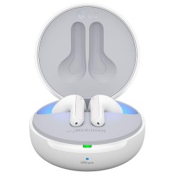 LG Tone Free HBS-FN7 True Wireless Bluetooth Earbuds, UV nano 99.9% Bacteria Free With ANC Bluetooth Headset, White