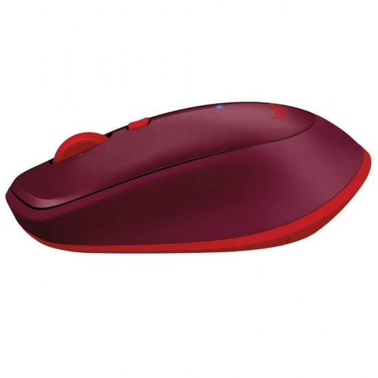 Logitech M337 Bluetooth, Wireless Laser Grade Optical Sensor Mouse, Red
