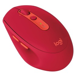 Logitech M590 Multi Device Silent Wireless Optical Mouse With Bluetooth, Red