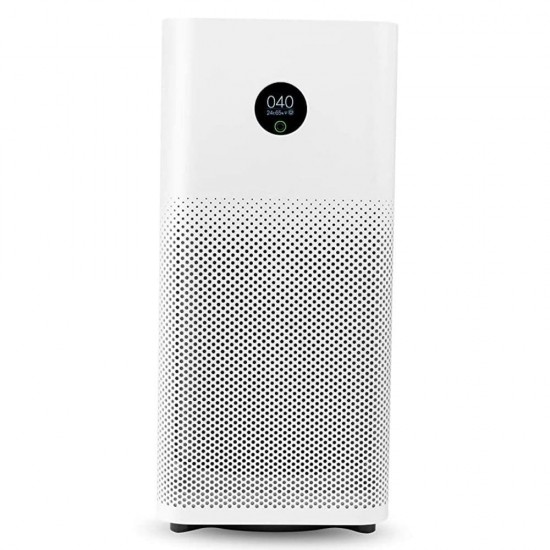 Mi Air Purifier 2S with True HEPA Filter, Smart App Control, OLED Touch Display, White