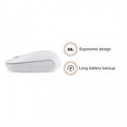 Mi Portable Wireless Mouse 2.4GHz Lightweight, White